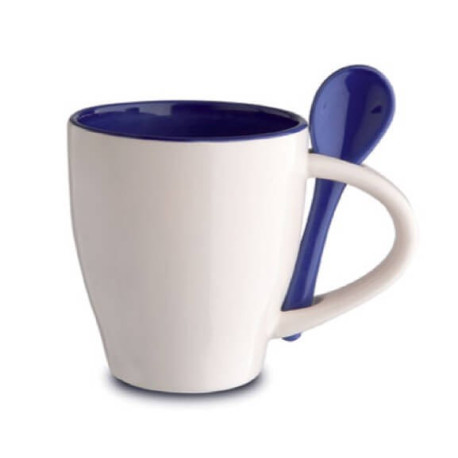 Mug Blanc Avec Cuillère